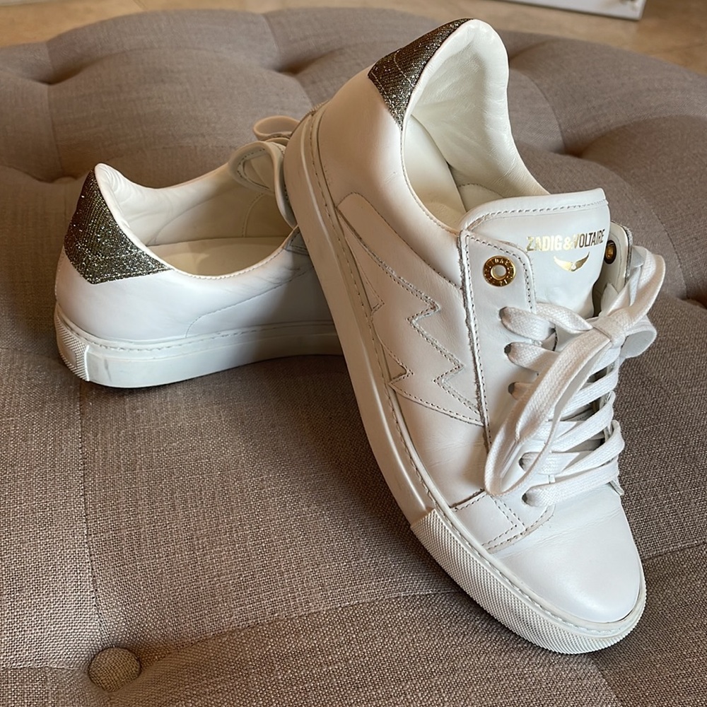 Zadig & Voltaire ZV1747 Leather signature sneaker